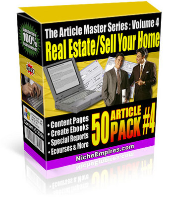 Product picture 50 Articles on Real Estate and Sell Your House